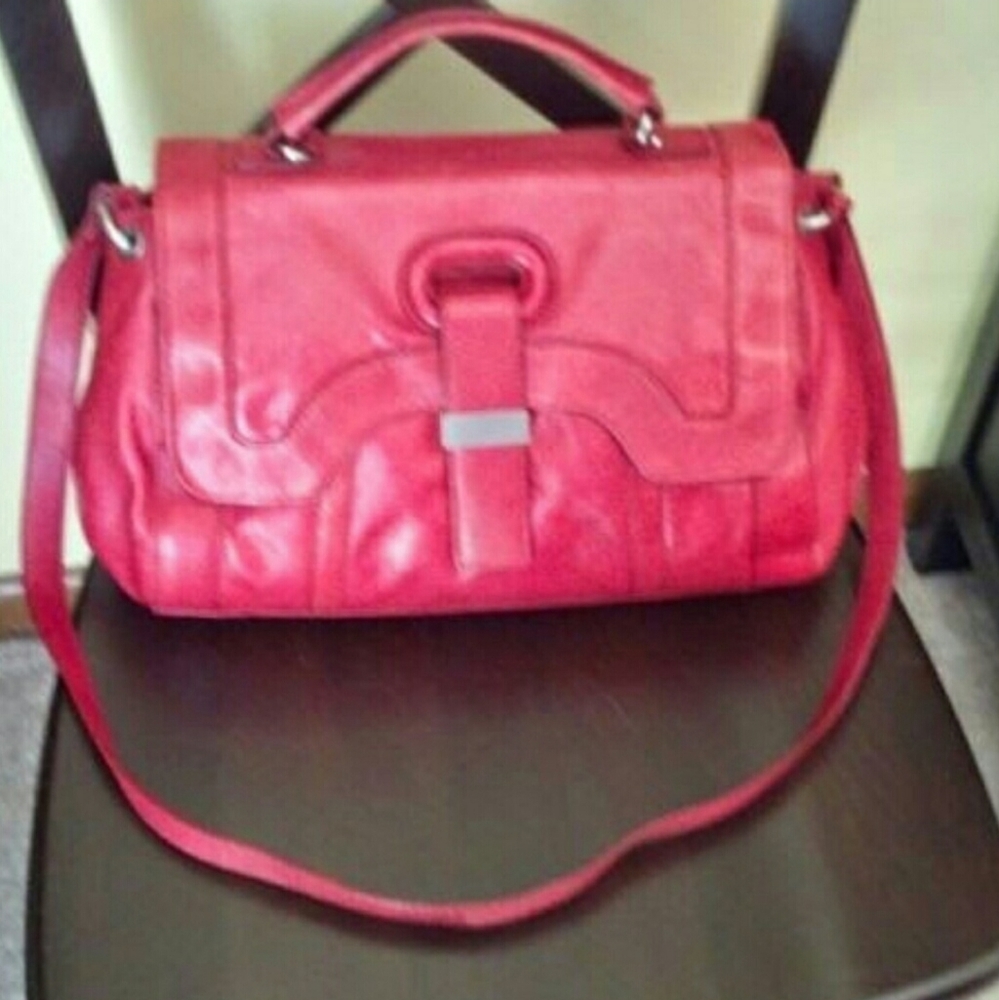 EUC BOTKIER Charlotte Lambskin Leather Satchel